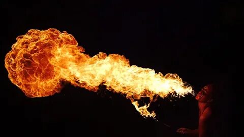 But fire