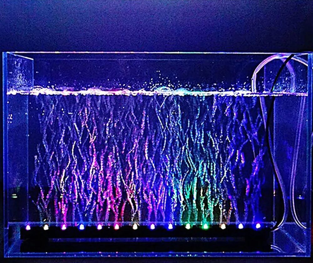 Пузырек воздуха в трубке. Подводные светильники Барбус RGB led. Аквариум Барбус с лед подсветкой. Подводная светодиодная подсветка Барбус led Air. Джет Лайт светильник аквариум.