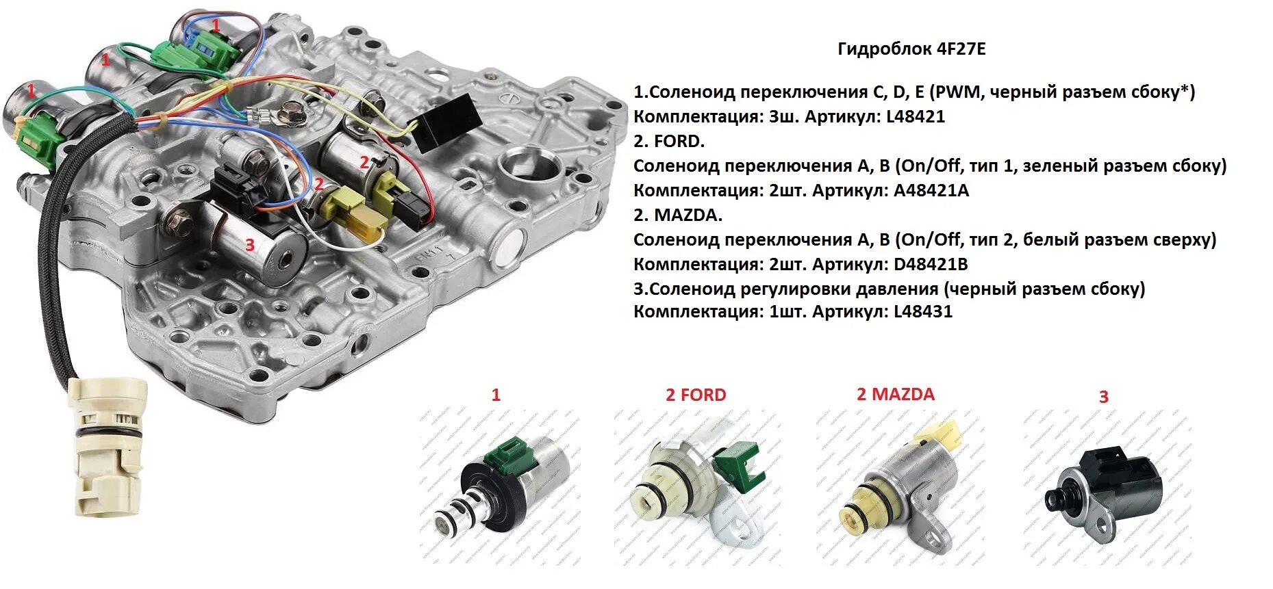 1 4f. Электромагнитный клапан АКПП 4f27e. Соленоид e АКПП 4f27e. Гидроблок 4f27e соленоиды. Соленоид 4 передачи АКПП Форд фокус 1.