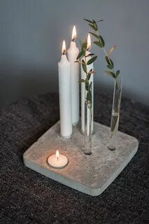 Гипсовые подсвечники