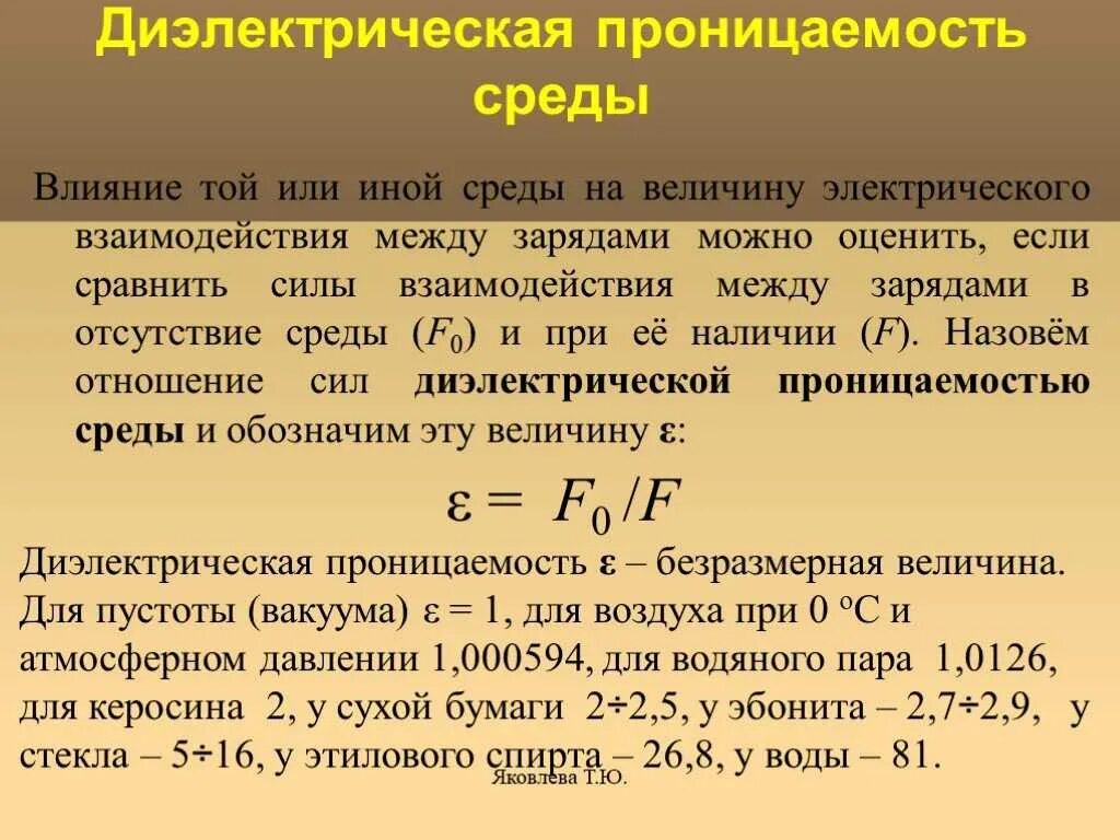 Что такое относительная проницаемость. Диэлектрическая проницаемость вакуума размерность. диэлектрическая проницаемость единицы измерения си. диэлектрическая постоянная единицы измерения. формула для определения диэлектрической проницаемости.