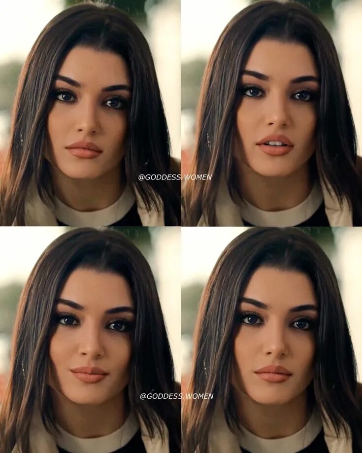 Hande Ercel Cabello y maquillaje, Imagenes mujeres hermosas, Belleza de mujer