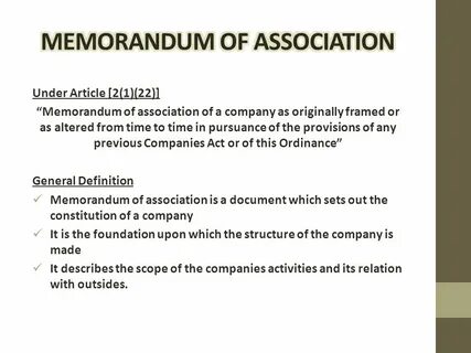 Associate example