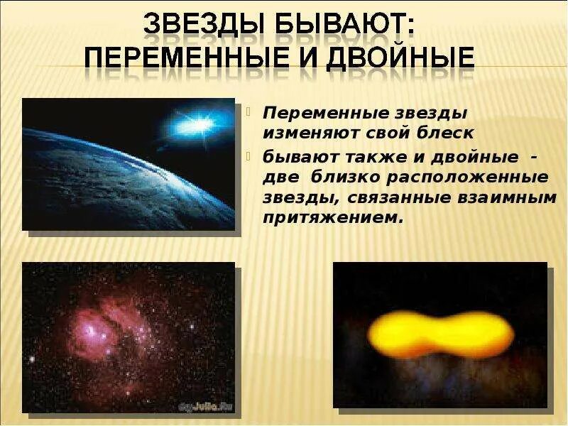 Известные типы переменных звезд. Переменные звезды астрономия. звезды презентация по астрономии. звезды для презентации. переменные звезды презентация.