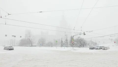 Снегопады в феврале