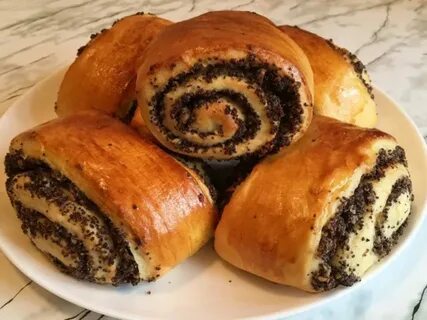 Булочка домашняя с маком