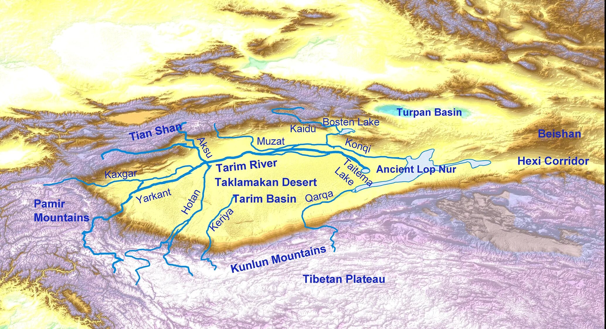 Где находится озеро лобнор. Река Тарим на карте. Река Тарим на карте Евразии. Река Тарим на карте Азии. Бассейн реки Тарим.