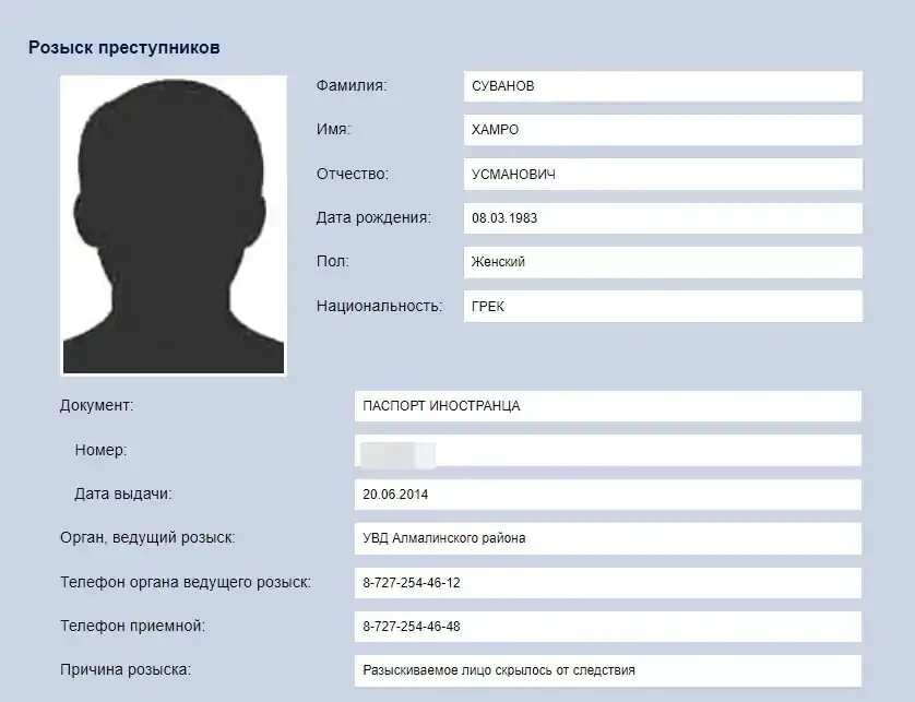 Полная информация о профиле человека. Клички преступников. Фамилии преступников. Имена и фамилии. Анкета преступника.