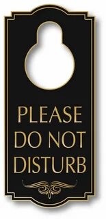 Do not disturb