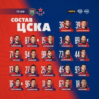 Ска состав хоккейной команды 2024