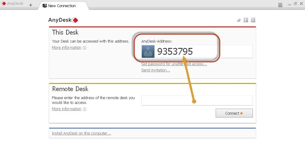 Подключение ани деск. Идентификатор ANYDESK. Any Desk номер. ID В Энидеск. ANYDESK ID как узнать.
