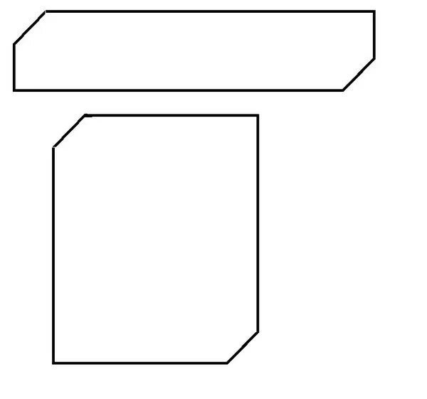 Векторные фигуры со скругленными углами. Правильный восьмиугольник из квадрата. Прямоугольник со скошенными углами. Прямоугольник со скругленными углами. Рамка для ценника.
