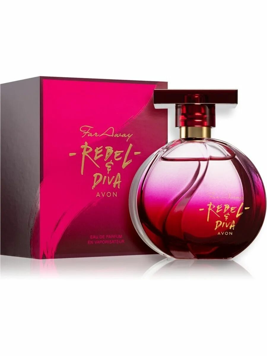 Avon rebel. Парфюмерная вода женская far away Avon 50 мл. Фар авей Ребель. Avon far away Rebel Diva. Духи эйвон Ребел.