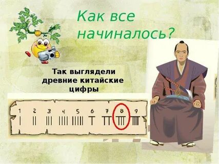 Древние китайские цифры