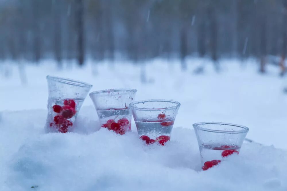 Некоторые любят пить зимой. Выпивка на снегу. алкоголь в снегу. пить на морозе. зимний алкоголь.