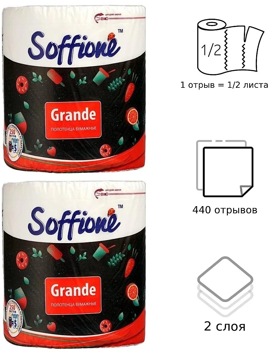 Soffione бумажные полотенца. Бумажные полотенца soffione grande. Бумажные полотенца soffione King Size. Полотенца бумажное soffione grande 2 сл,1 рул. (50м). Полотенца бумажные soffione grande 225.