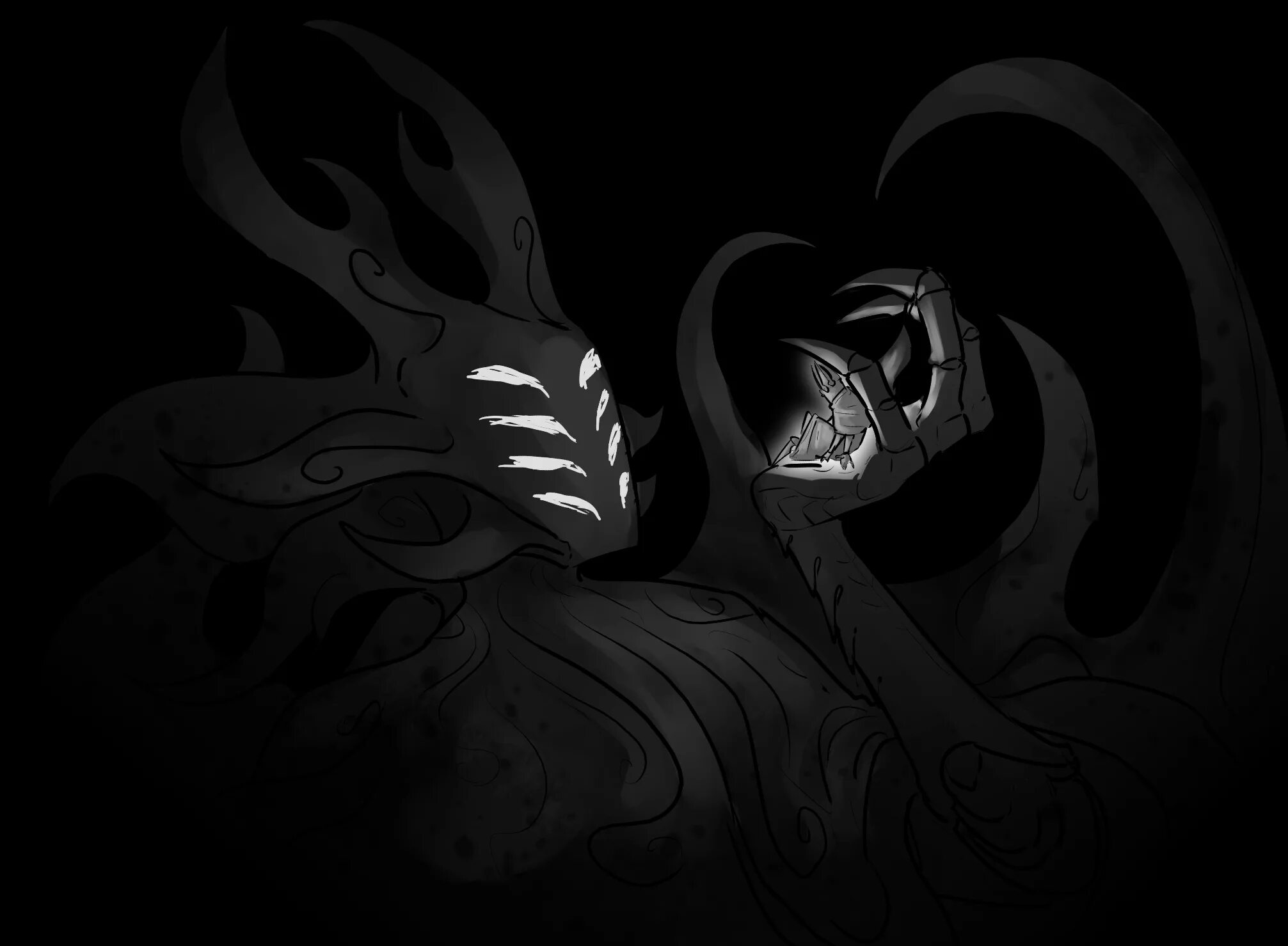 Тень из hollow knight. Бог пустоты hollow knight. Холлоу найт тень. Холлоу найт пустота. Холлоу найт пустота.