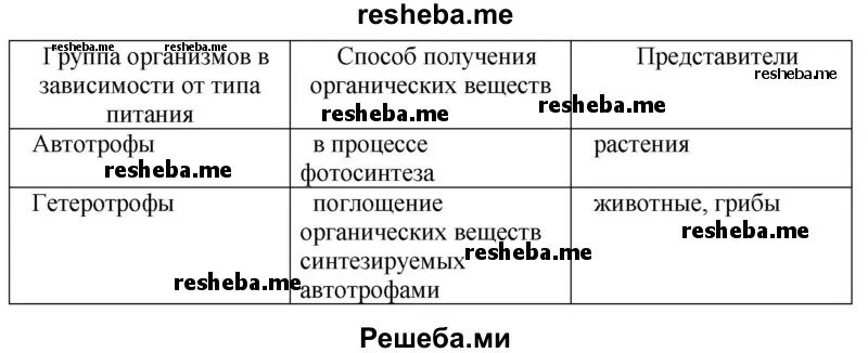 Таблица по типу питания автотрофы и гетеротрофы. Таблица гетеротрофных организмов. Особенности питания автотрофов и гетеротрофов. Питание автотрофное и гетеротрофное схема. Автотрофный и гетеротрофный тип питания.