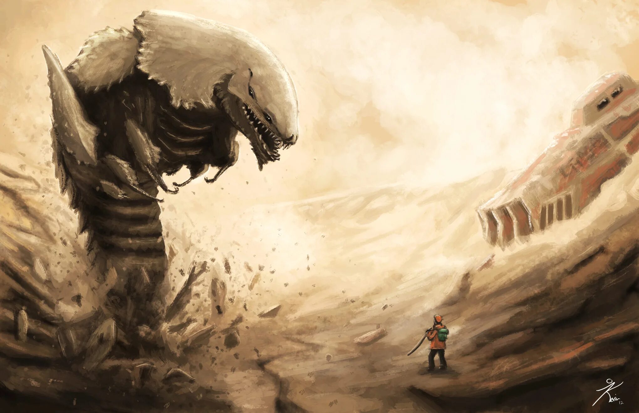 Монстры пустыни фэнтези. Демон из пустоши. Демон из пустоши. Червь гигант монстр дюна. Мерезин демон.