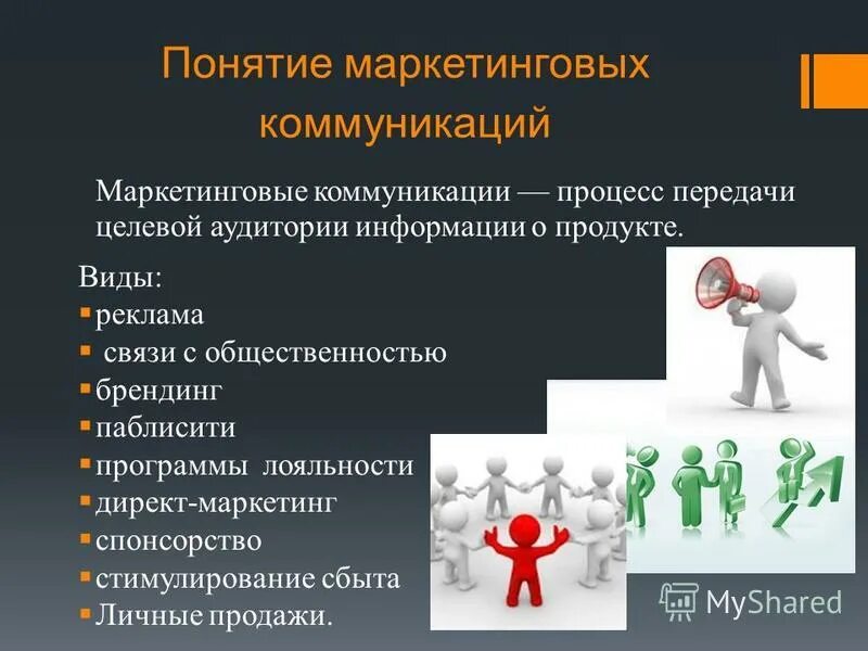 Целевая аудитория маркетинговых коммуникаций. Понятие маркетинговых коммуникаций. Коммуникации в маркетинге.