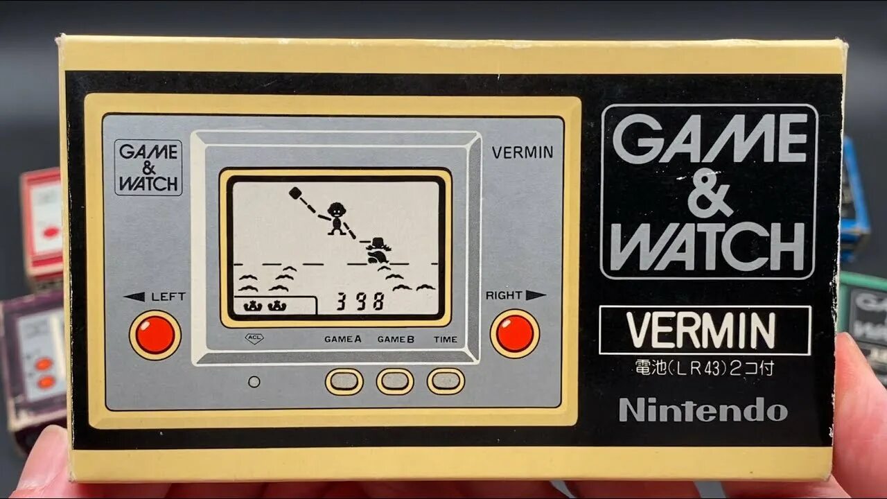 Nintendo game & watch. Vermin game watch. Game and watch. Vermin Nintendo.