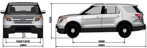 Размеры ford explorer 5