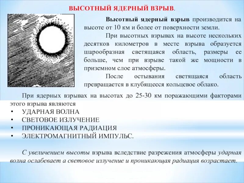 Световой импульс ядерного взрыва. Виды излучений при ядерном взрыве. Ядерный взрыв ударная волна световое излучение. Световое излучение (поражающий фактор). Ударная волна проникающая радиация световое излучение.