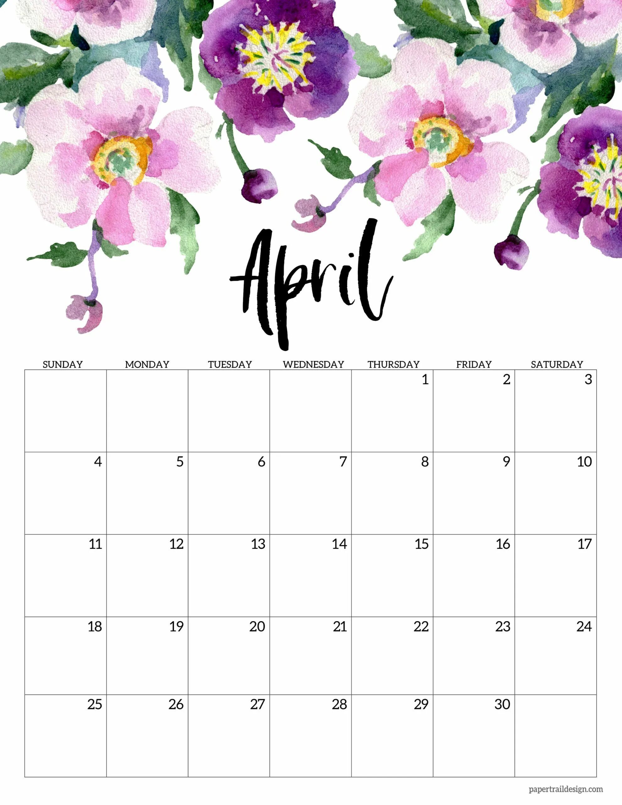 Календарь на апрель май 24 года. Красивый календарь. Апрель 2021 календарь. Цветы для планера. Красивый календарик.
