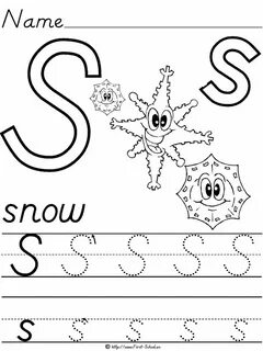 Write the letter s