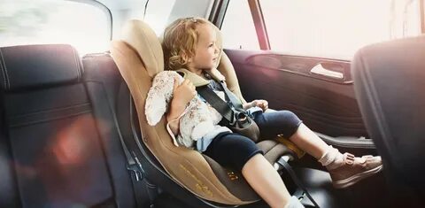 Детское кресло в автобусе