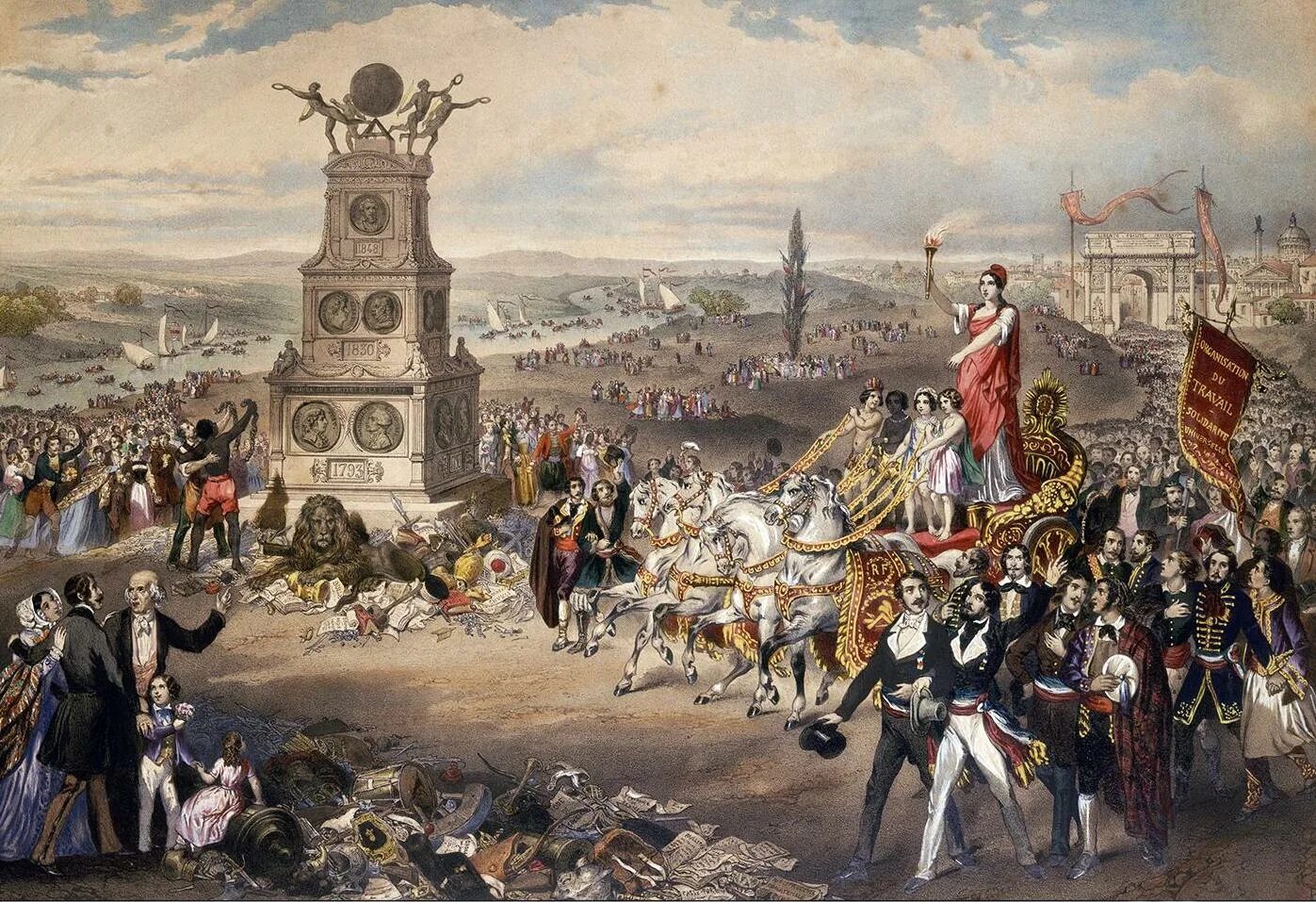 Франция 1848. Великая французская революция 1848-1849. европейские революции 1848—1849 («весна народов»). французская революция 1789 наполеон.