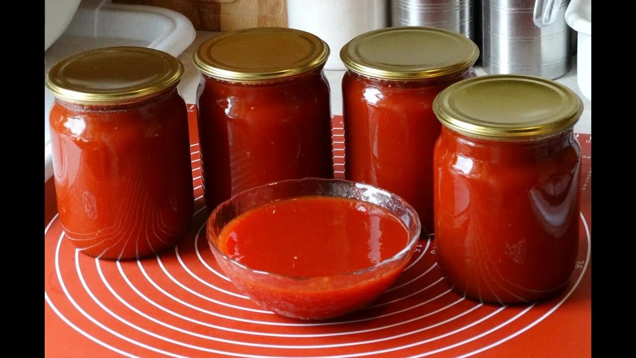 Как приготовить томатную пасту, кетчуп и аджику на зиму - читать на Gastronom.ru