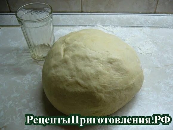 Тесто для курника на маргарине и кефире