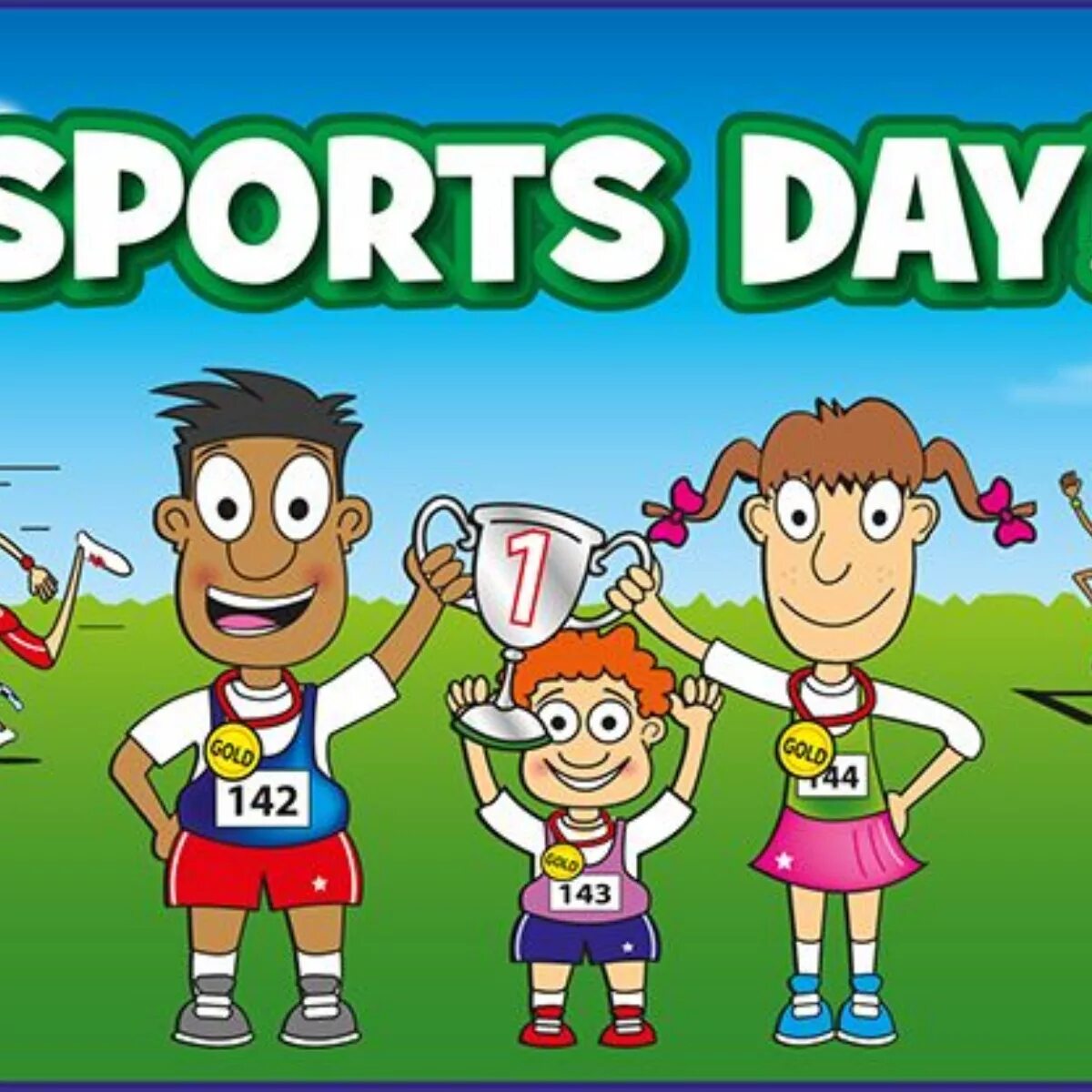 Sporting day. Sports Day. Sports Day at School 4 класс английский язык. Sport poster for Kids. Sports Day Day cartoons.