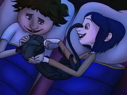 Coraline And Wybie Art, Coraline Movie, Coraline Jones, Cute Animal Drawing...