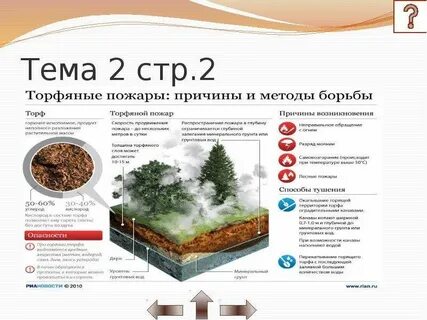 Почему торф горит