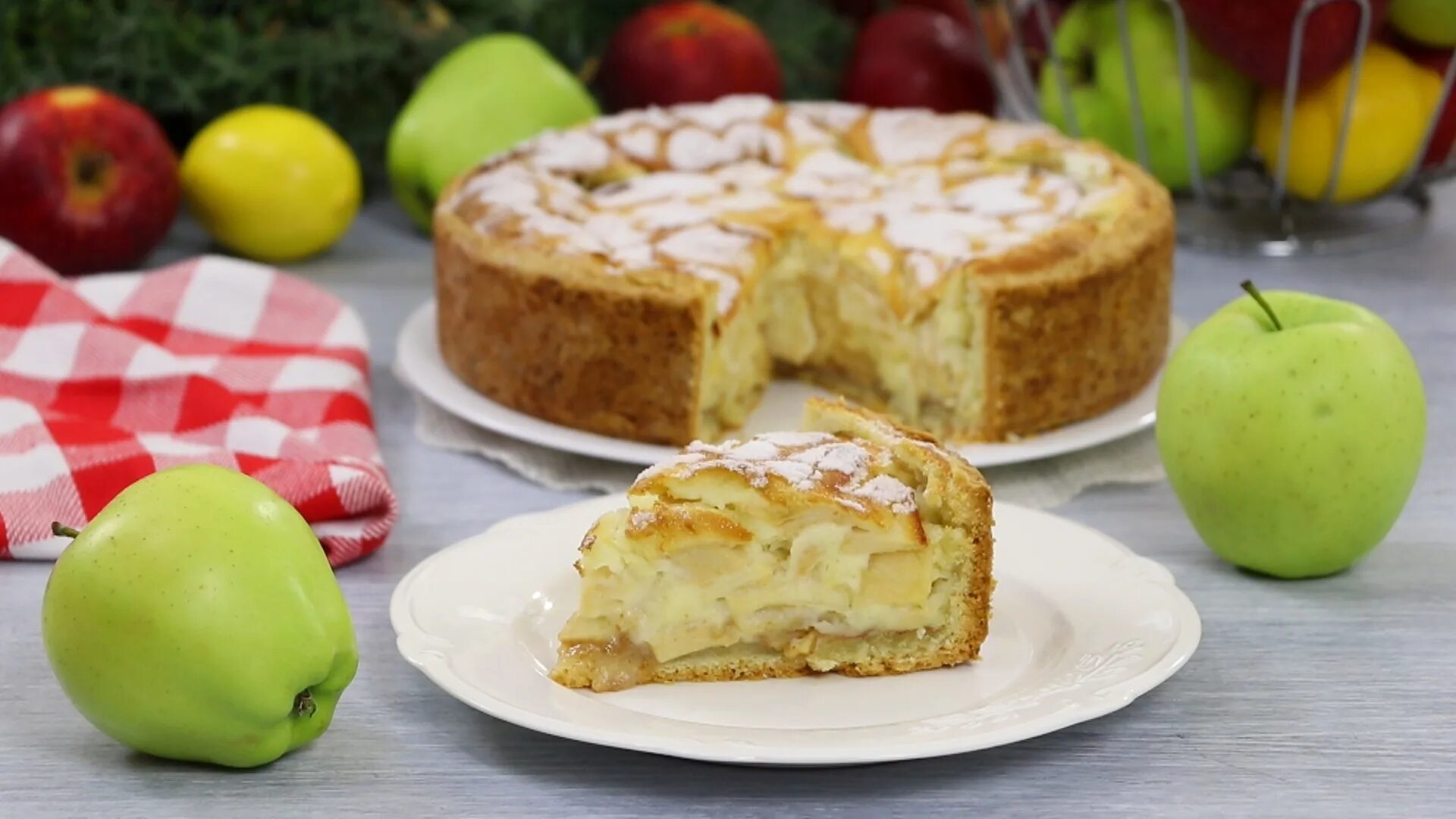 ЦВЕТАЕВСКИЙ ЯБЛОЧНЫЙ ПИРОГ. Очень нежный и обалденно вкусный!