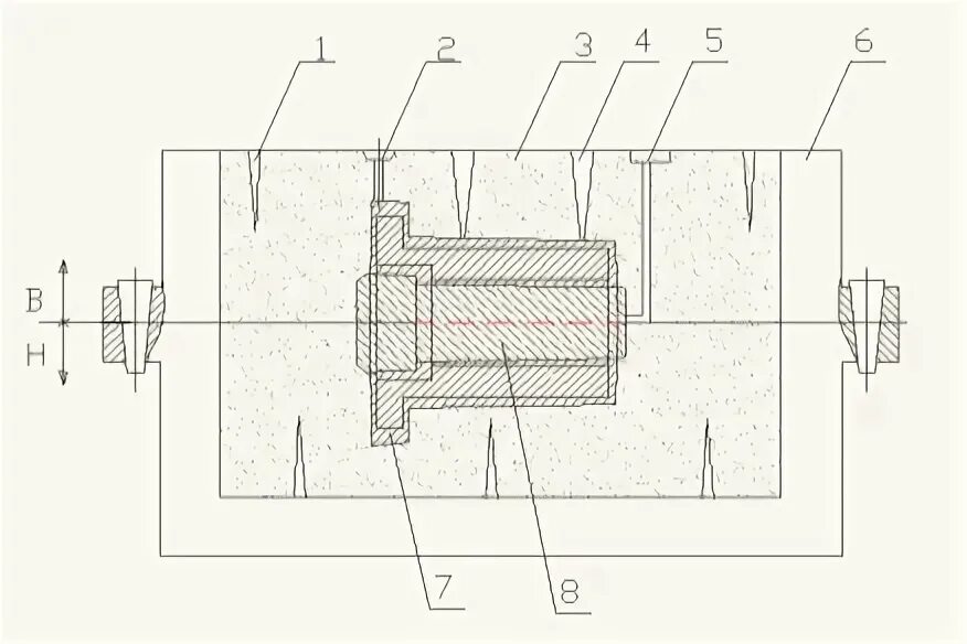 Технология литейного производства литье в песчаные формы. Схема песчано глинистой формы. Литейная форма 5. Литейная форма 5. Чертеж отливки и литейной формы.