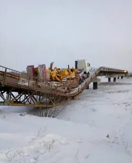 Обрушение моста в бурятии