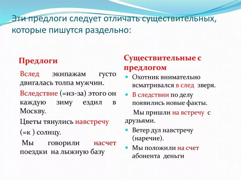 Существительные с предлогами. Предложения с предлогами. Предложения с предлогами примеры. Существительное с предлогом примеры. Вслед производный предлог