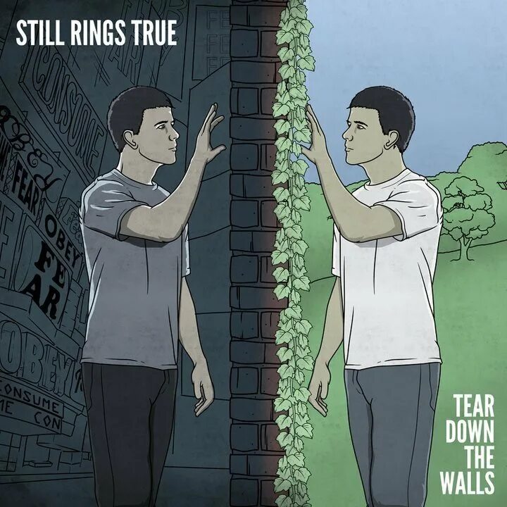 The walls is closing in. Tear down. true listening. tear down the poster from the wall. an early ending.