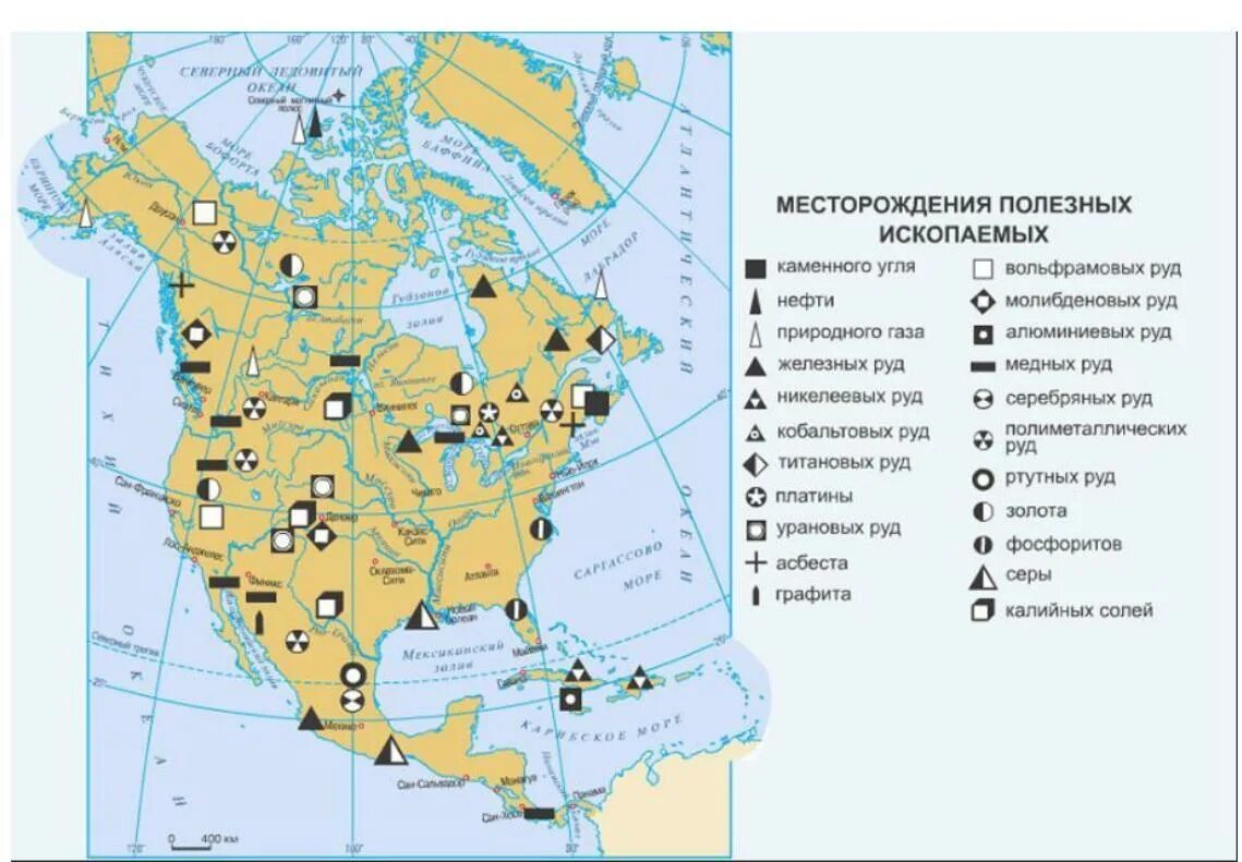 Карта Северной Америки месторождения полезных ископаемых. Полезные ископаемые Северной Америки на карте. Минеральные ресурсы Северной Америки на карте. Карта полезных ископаемых Северной Америки 7 класс. Богатство северной америки