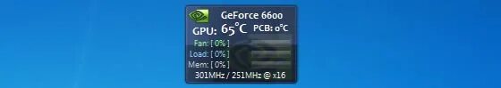 Windows 7 гаджет процессор. Температура видеокарты nvidia гаджет виндовс 10.