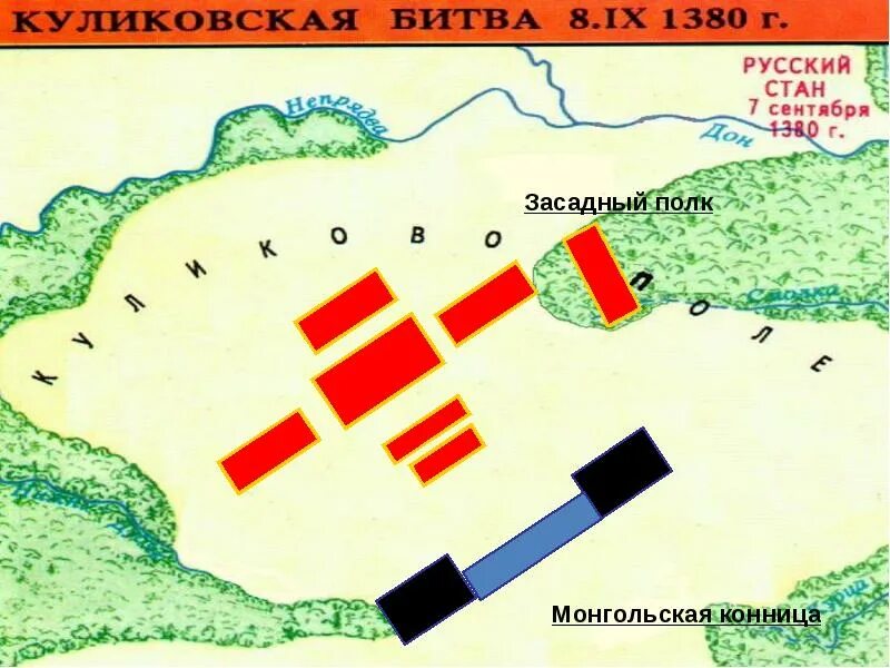 Куликовом поле план. Куликовская битва схема сражения. Куликовская битва карта. Расстановка войск на Куликовом поле. Схема битвы на Куликовом поле.