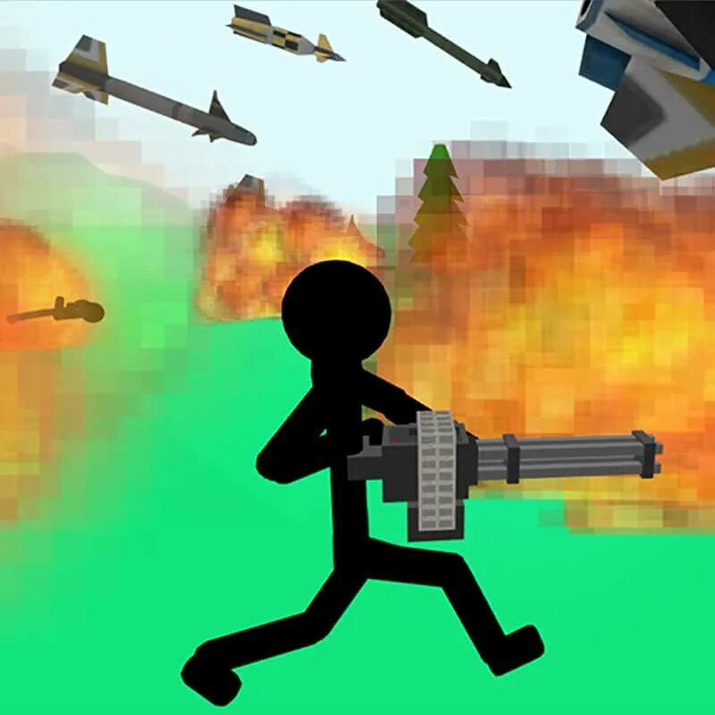 One gun stickman. Стикман ВЭР 3.