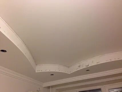 Покраска потолка из гипсокартона