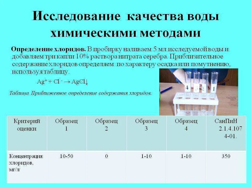 Определение биологической концентрации
