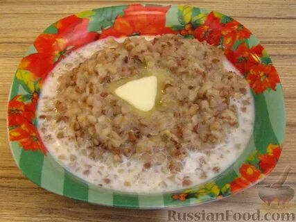 Гречневая каша с яблоками