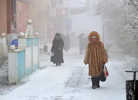 Где сейчас самая холодная