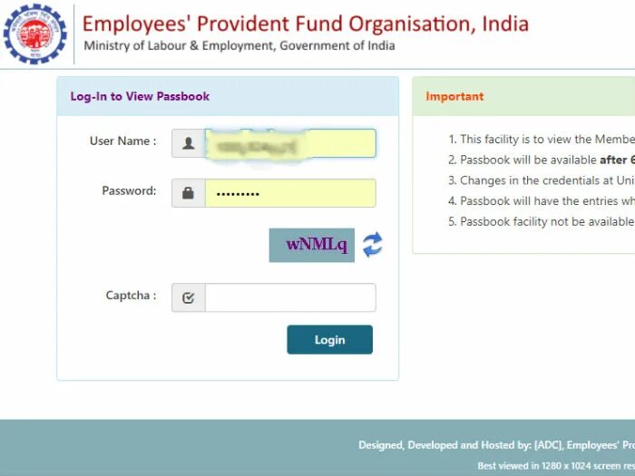 EPFO login. EPFO Home member. Member home